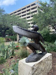 12) Allan Houser (1914-1994), "Dance of the Eagle", 1986, Bronze, Gift of Jack and Valerie Guenther Foundation in honor of Elizabeth Kampmann